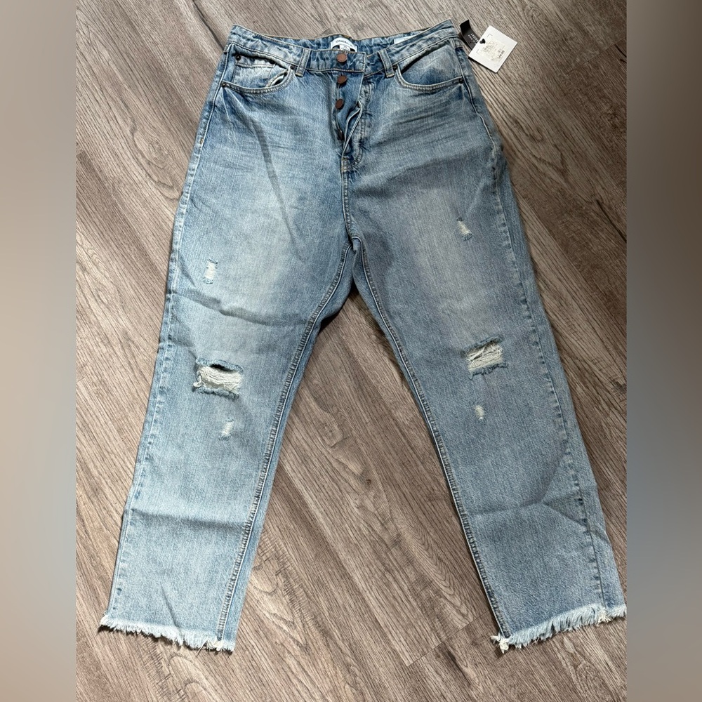 O'Neill Light Blue Distressed Boyfriend Jeans